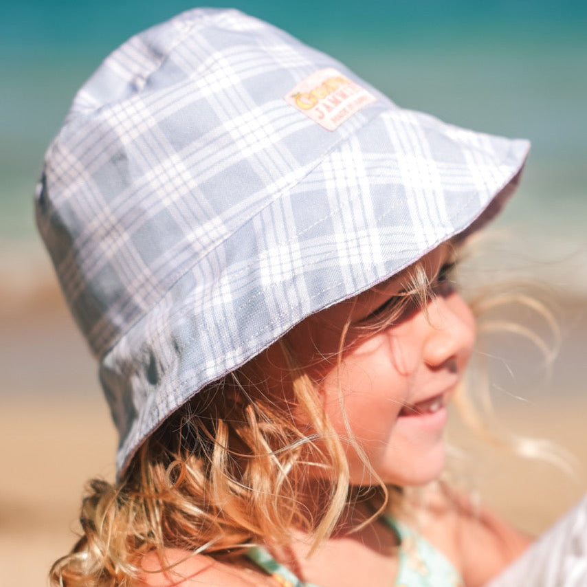 Pāpale Palaka Poepoe - Palaka Bucket Hat-Guava &amp; Co.
