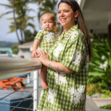 ‘Olu Breeze Tunic (Ulu Palaka / Brown Hibiscus - Merrie Monarch Release)-Guava &amp; Co.