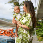 ‘Olu Breeze Tunic (Ulu Palaka / Brown Hibiscus - Merrie Monarch Release)-Guava &amp; Co.