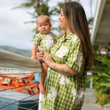 ‘Olu Breeze Tunic (Ulu Palaka / Brown Hibiscus - Merrie Monarch Release)-Guava &amp; Co.