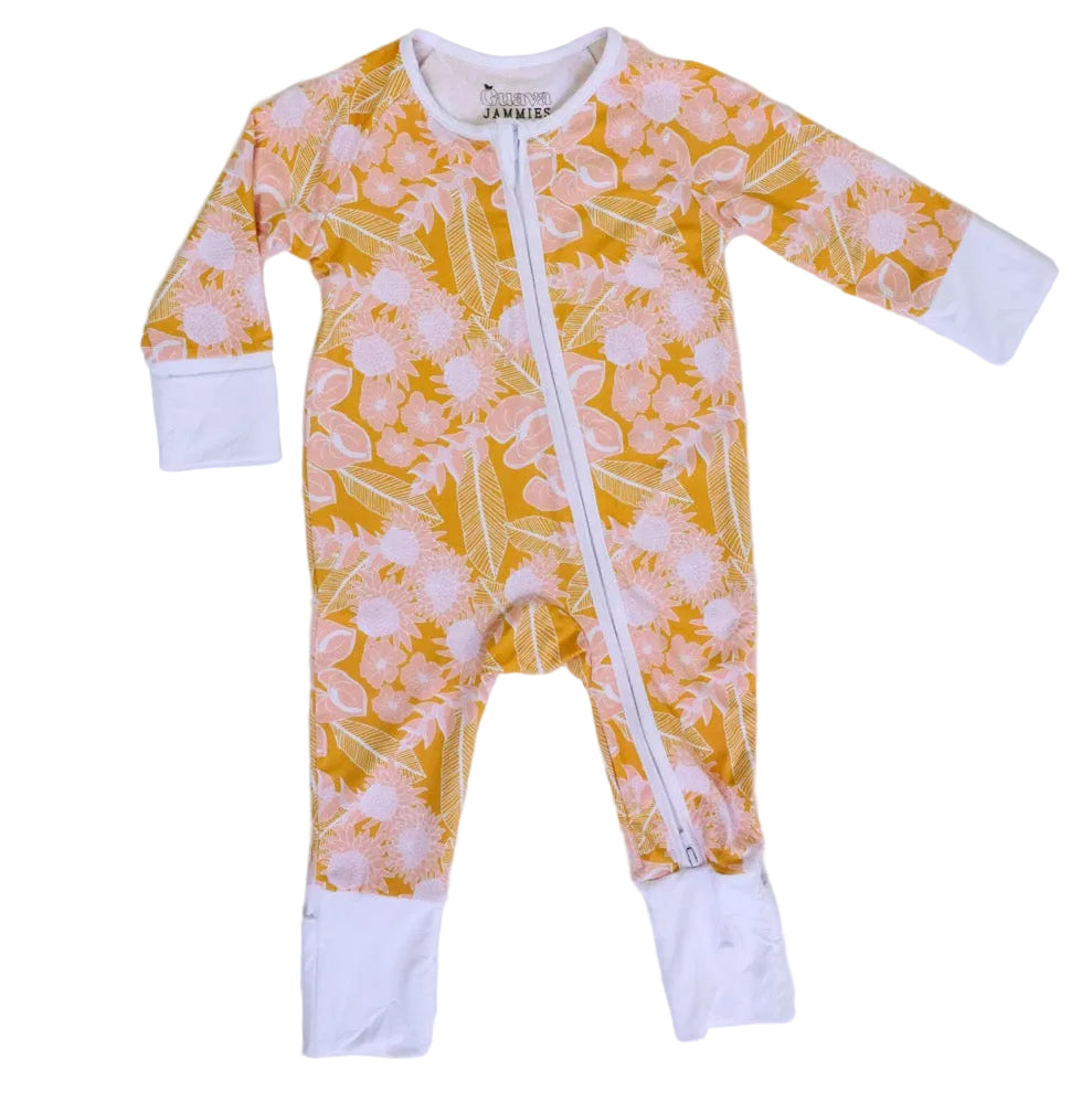 Anuanu Coverall (Long-sleeve zippered PJ)-Guava &amp; Co.