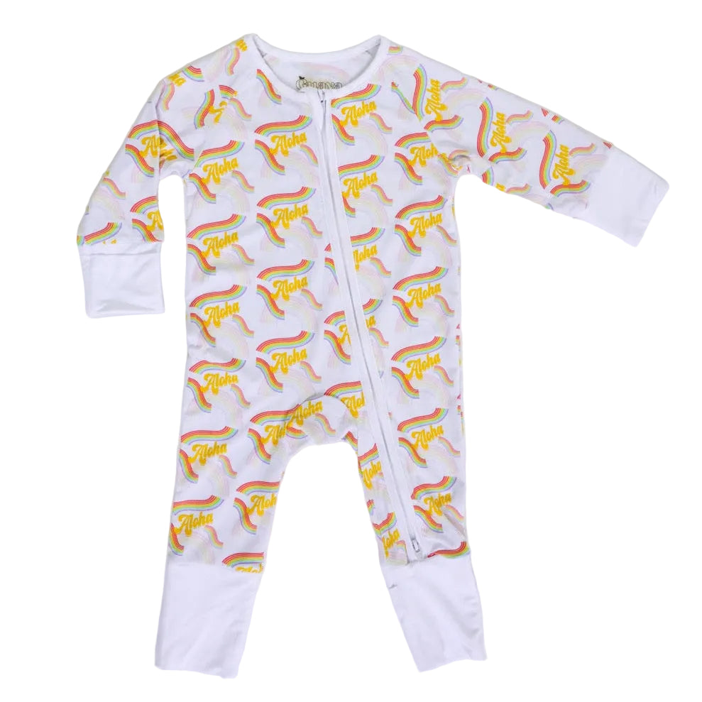 Anuanu Coverall (Long-sleeve zippered PJ)-Guava &amp; Co.